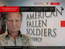 Tablet Screenshot of americanfallensoldiers.com